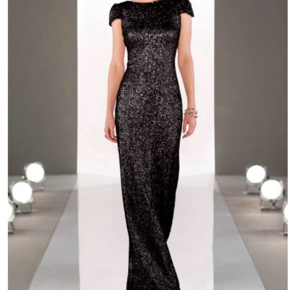 SORELLA VITA Sparkling Black Gown
